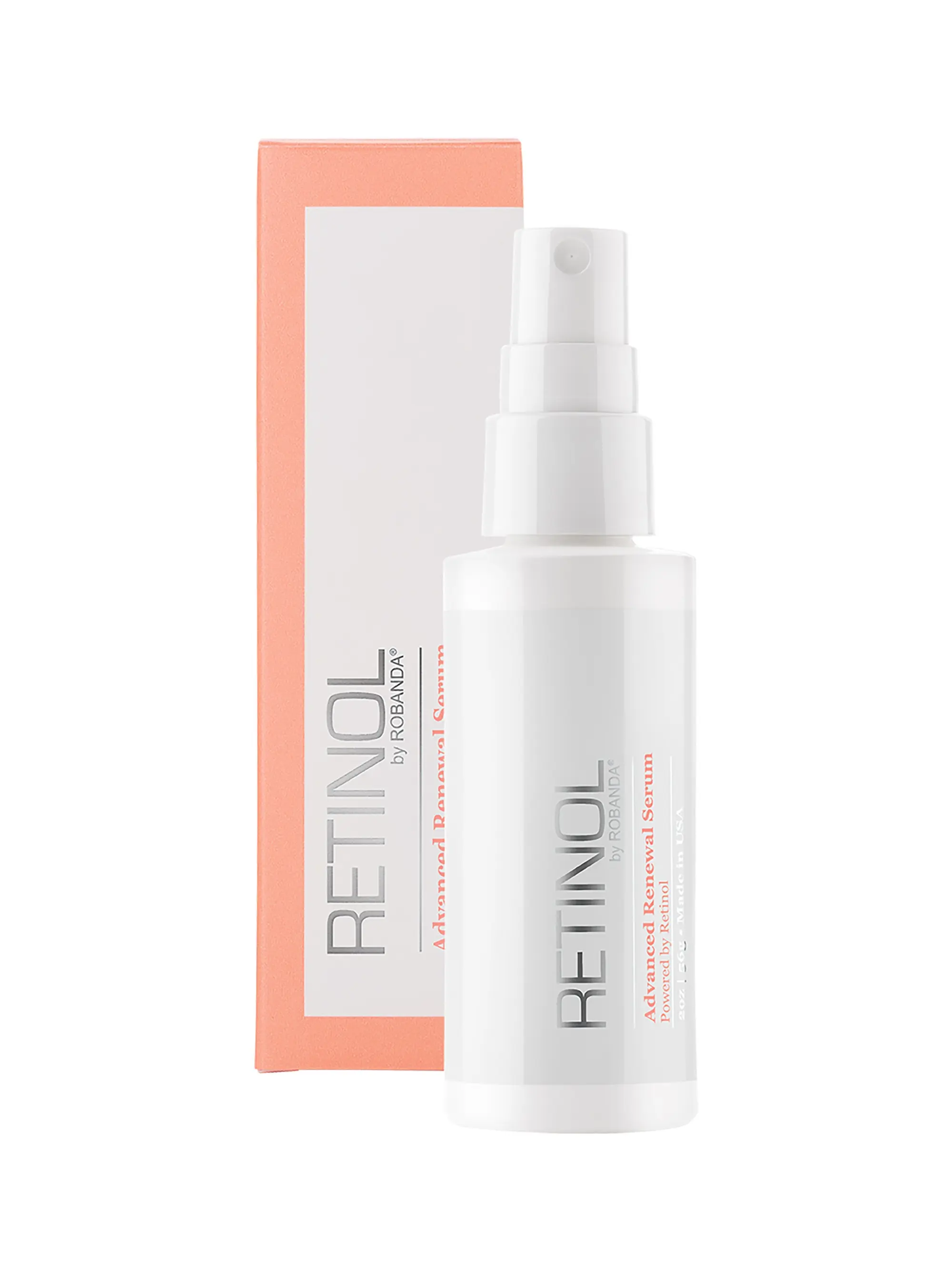 Retinol by Robanda Advanced Renewal Serum│ Reduces Fine Lines and Tightens Skin With Retinol Skincare Anti Aging Bright French