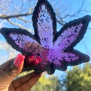 Purple galaxy ashtray