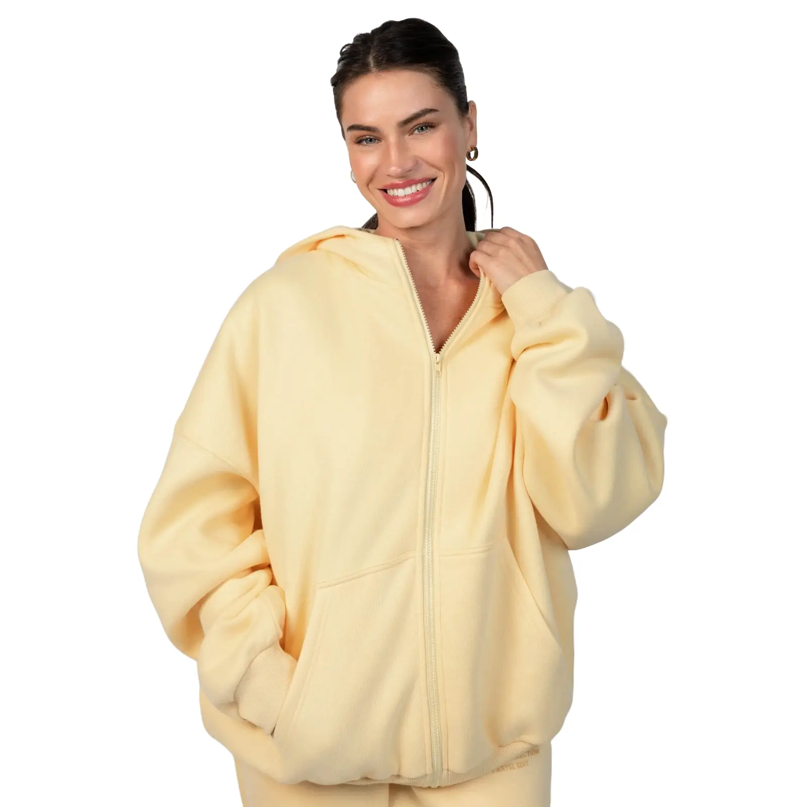 Comfrt | Pastel Zip Hoodie