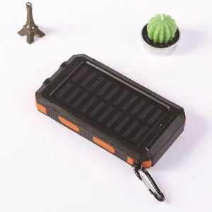 Solar Charger Power Bank-27000mAh  Fast Charge Battery Pack,6 Outputs & 2 Inputs for Smartphone Lithium