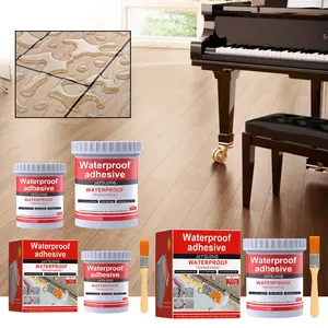 Transparent Waterproof Glue (100g Set) - Waterproof Coating for Roofs, Bathrooms, Kitchens, Walls; No Tile Removal Needed, Leak Repair
