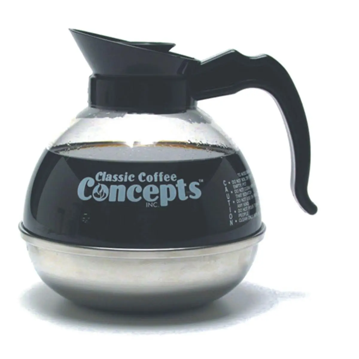 Regular 12 Cup Commercial Unbreakable Coffee Decanter, Detachable, 12-Cup Capacity, Coffee Pitcher