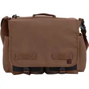 Brown - Concealed Carry Messenger Bag Tactical Discreet Gun Pistol Carry Bag CCW EDC