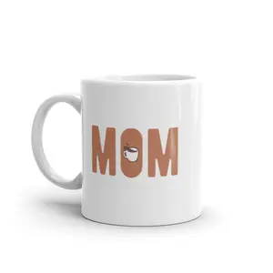 Mom Coffee Mug Funny Cool Mother's Day Gift Caffeine Lovers Graphic Novelty Cup - 11oz Funny Coffee Mugs Ceramic Printed Drinkware Cup