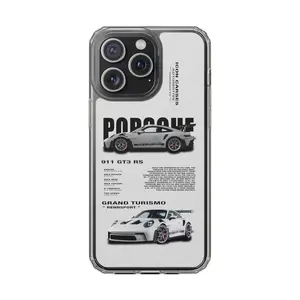 "GT3RS" White Tough Phone Case & Cover iPhone 17 Case, Tough Phone Case, Accessories | Phone 17 16 15 14 13 12 11 Pro Max 8 Plus X Samsung