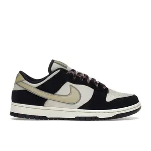 Nike Women's Dunk Low LX Black Suede Team Gold, from StockX