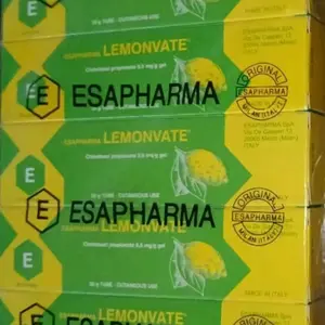 Esapharma Lemonvate cream for face an body 30g tube original formula made in Italy skin care