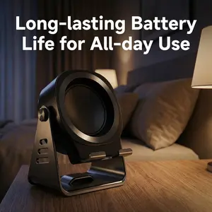 Wireless Induction Audio Bluetooth Speaker 4in1 Smartphone Holder USB Emergency Rechargeable (5000mAh) Portable Power Mobile Tablet Stand with Colorful Ambient Light Gifts for Friend, Family