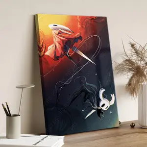 Hollow Knight Poster | Video Game Wall Art | SilkSong Poster| Gamer Room Decor | Game Poster Print| Gift for Gamers,Twins, Light and Darkness