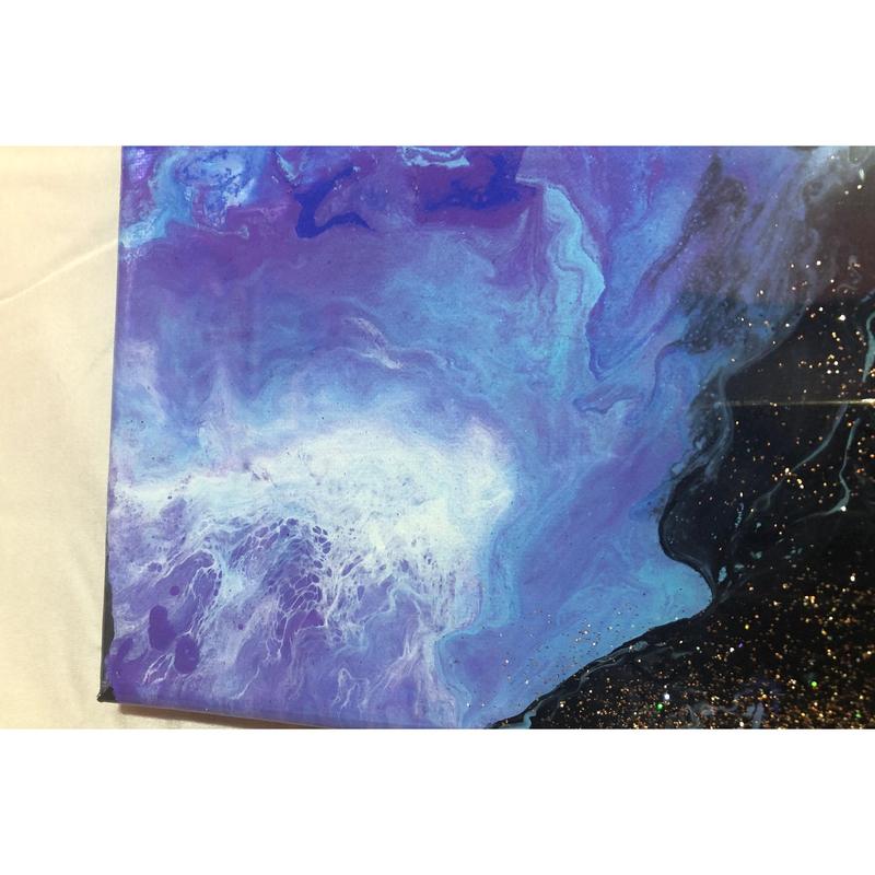 Abstract Acrylic Painting | Rare Find | 11x14 Fluid Art Gift Idea