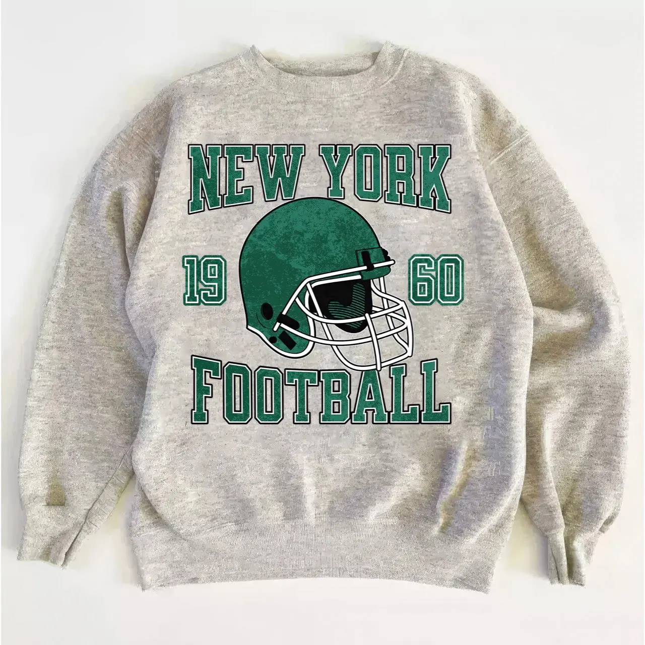 Jets Vintage Football Sweatshirt, Aaron Rodgers Style Crewneck Pullover, Soft Cotton Football Fan Gift, Retro Style