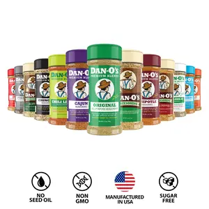 Dan-O's Seasoning 13 Flavor Combo - All the flavors of Dan-O's in one pack! Original, Spicy, Chipotle, Crunchy, Cheesoning, Preem-O, Jalapeno Cheesoning, Tac-O, SEA-soning, Cajun, Italian-O, Red Pepper Cheesoning & Chili Lime