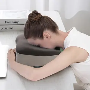 Nap Pillow for Kids & Office Workers, Memory Foam Desk Sleeping Pillow, Breathable & Comfortable Pillow for Napping at Classroom/Office, Unobstructed Breathing