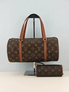 Pre-owned PVC coated canvas Clutches & Wristlets Louis Vuitton Monogram Papillon Handbag