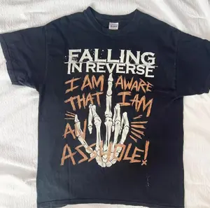 Falling In Reverse band rock graphic short sleeve black shirt men women Sweatshirt, Hoodie, Comfort Colors