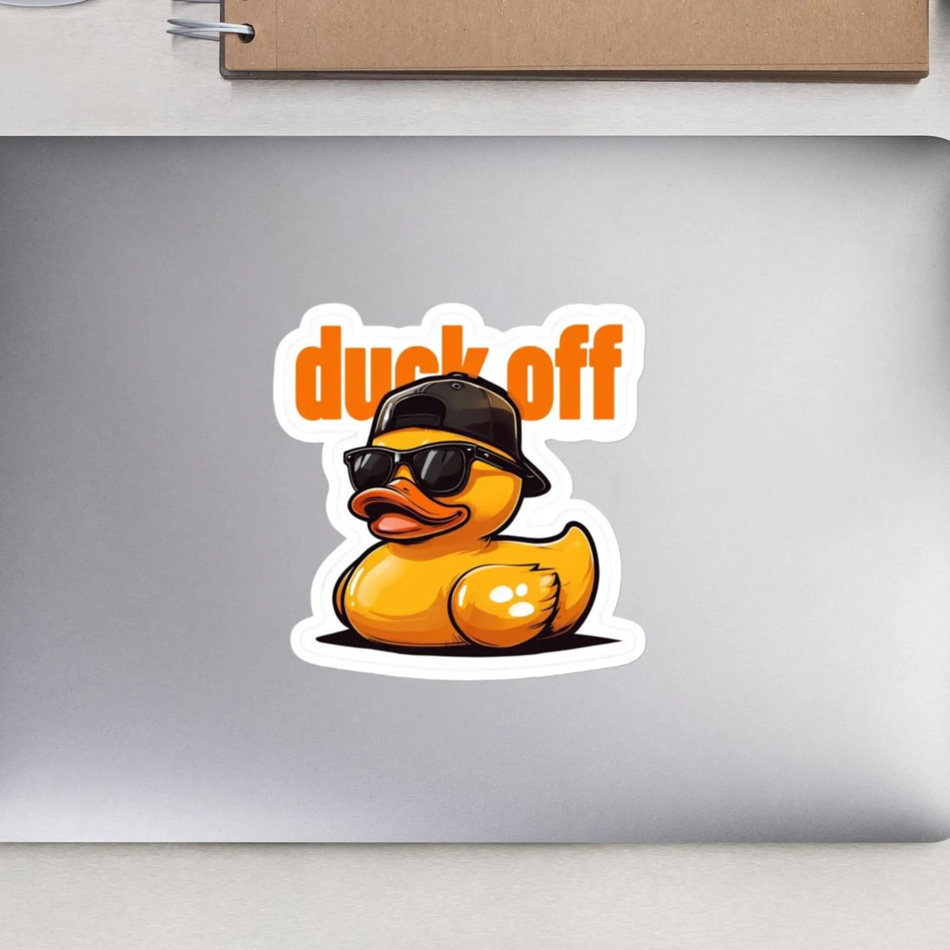Duck Off Sticker, Funny Rubber Duck Meme, Funny Meme Stickers, Silly Goofy, Goose Lovers, Animal Stickers, Sticker Lovers Gift For Laptop, Notebook