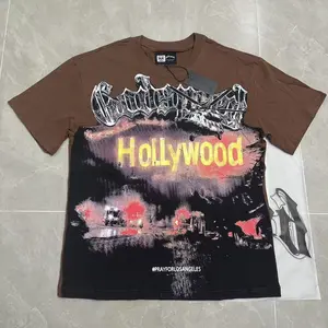 100 Cotton Oversized Streetwear For Men Woman VR Skull Floral Graphic Tee