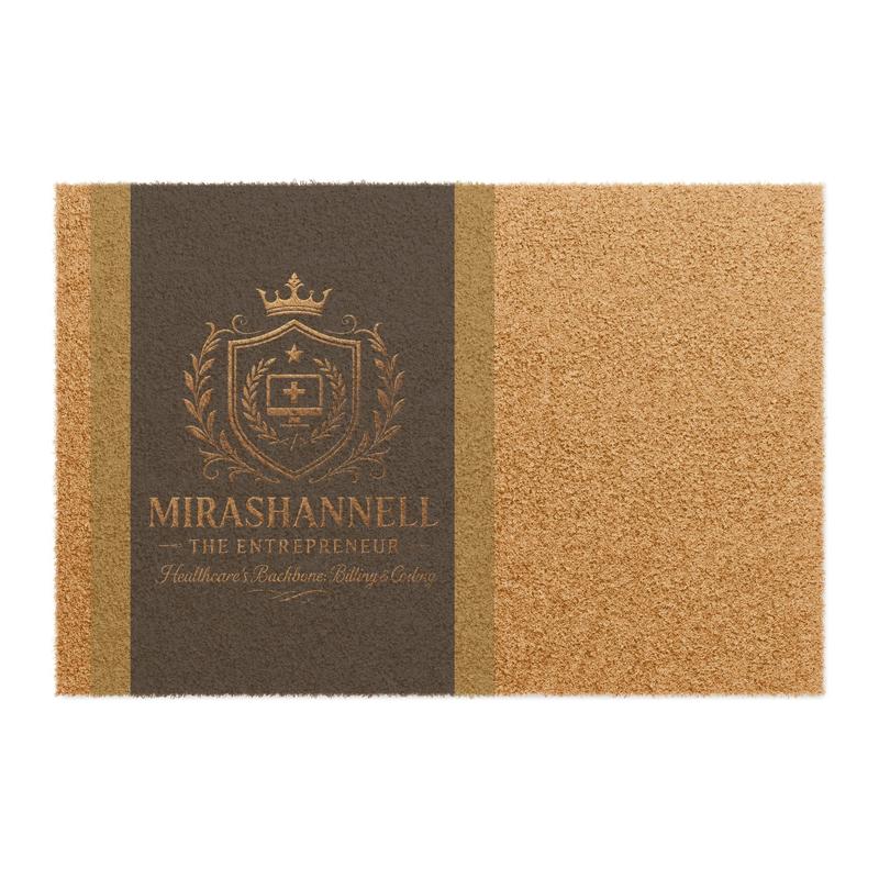 Elegant Custom Doormat for Home Entry, Personalized Welcome Mat, Housewarming Gift, Stylish Front Door Decor, Unique Indoor Outdoor Mat