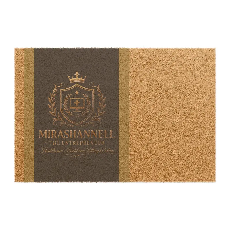 Elegant Custom Doormat for Home Entry, Personalized Welcome Mat, Housewarming Gift, Stylish Front Door Decor, Unique Indoor Outdoor Mat