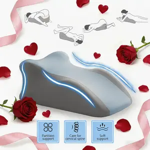 Memory Foam Pillow, Ergonomic Design Versatile Used,for Neck, Back and Leg Support, Suitable for Face Down Reading pillow, Soft and Comfortable Fabric, Multi Purpose, Removable, SleepingPillow Home, Sofa，Living Room, Bed Gift