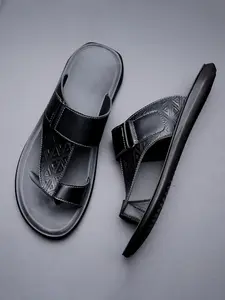 Men's Sandals with Metal Accents, Non-Slip Soft Sole, Breathable Summer Beach Shoes, Casual Footwear for Driving and Vacation, PU Sandals, Versatile Sandals