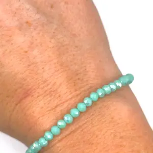 Czech Glass Crystal Stretch Bracelets - 4mm