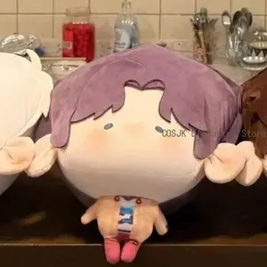 Game Love and Deepspace Zayne Rafayel Sylus Caleb Xavier Kawaii Big Head Plush Cotton Figure Model Stuffed Pillow Cushion Gift
