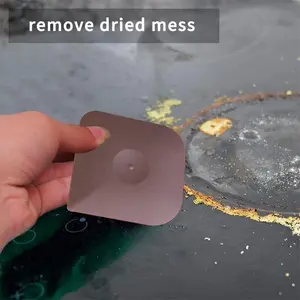 1pc pot scraper, dishwasher tool kit, cleaning scraper, plastic pot scraper, iron pot scraper washer, used for cleaning grease, kitchen scraper