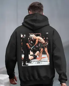 Alex Pereira 'Poatan' Graphic Wash Shirt, Retro 90s UFC Hoodie Menswear, Chama MMA Unisex Sweatshirt, Mixed Martial Arts Training Pullover, Gift for him and her