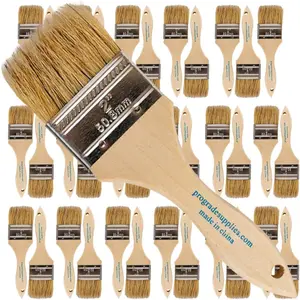 2" Chip Brushes Disposable Paint Brushes (36 Pack) Contractor Pack for Paint, Stain, Glue & Epoxy
