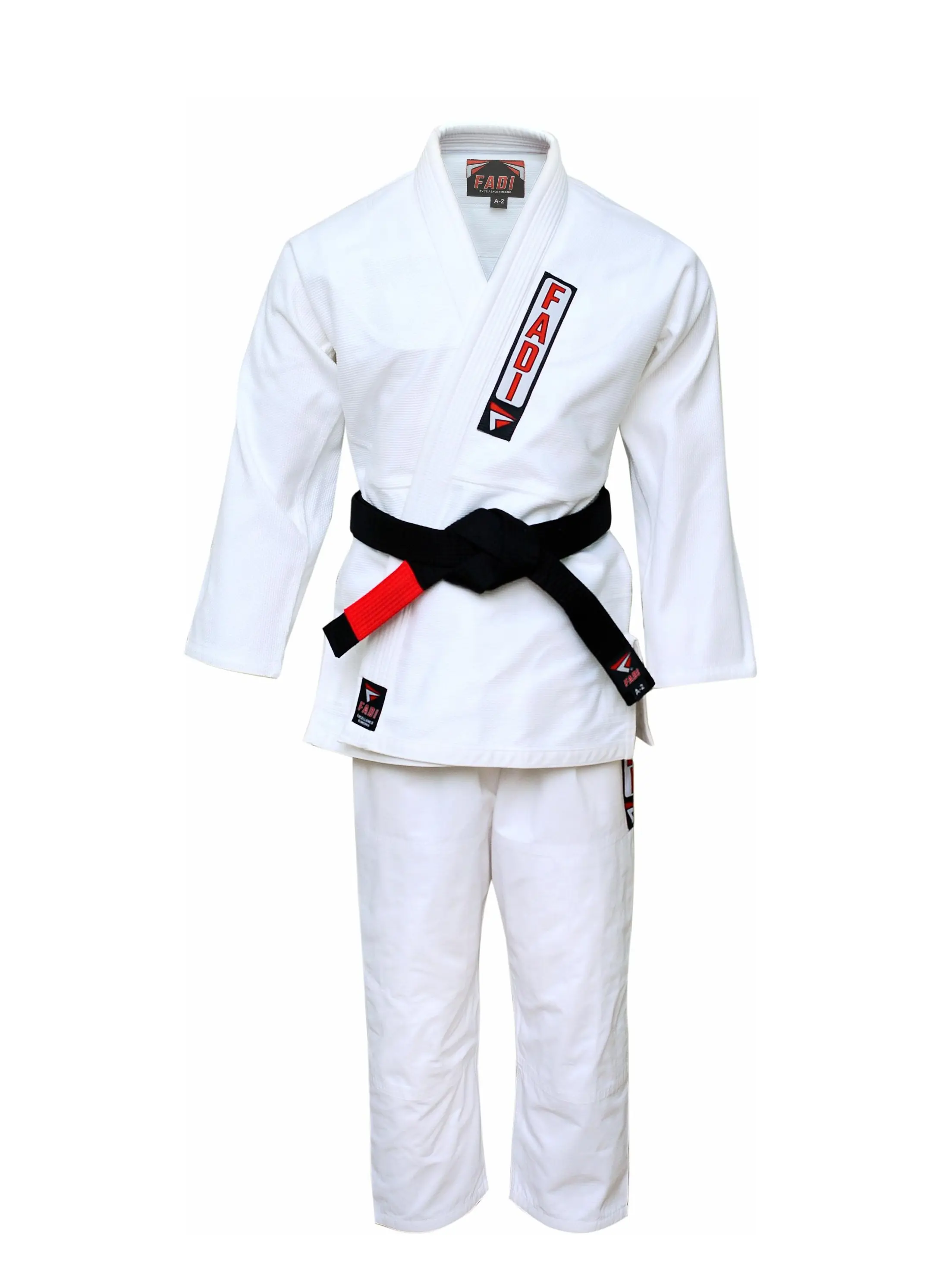 Fadi Sports Excellence Kimono Series Junior Brazilian Jiu-Jitsu Gi Long Sleeve Premium Polycotton Uniform