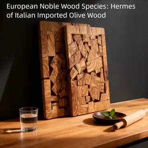 1PC Decorative Olive Wood Epoxy Serving Board - Natural Wood Grain - Non-Toxic Food Safe - Perfect for Cheese Boards & Kitchen Decor