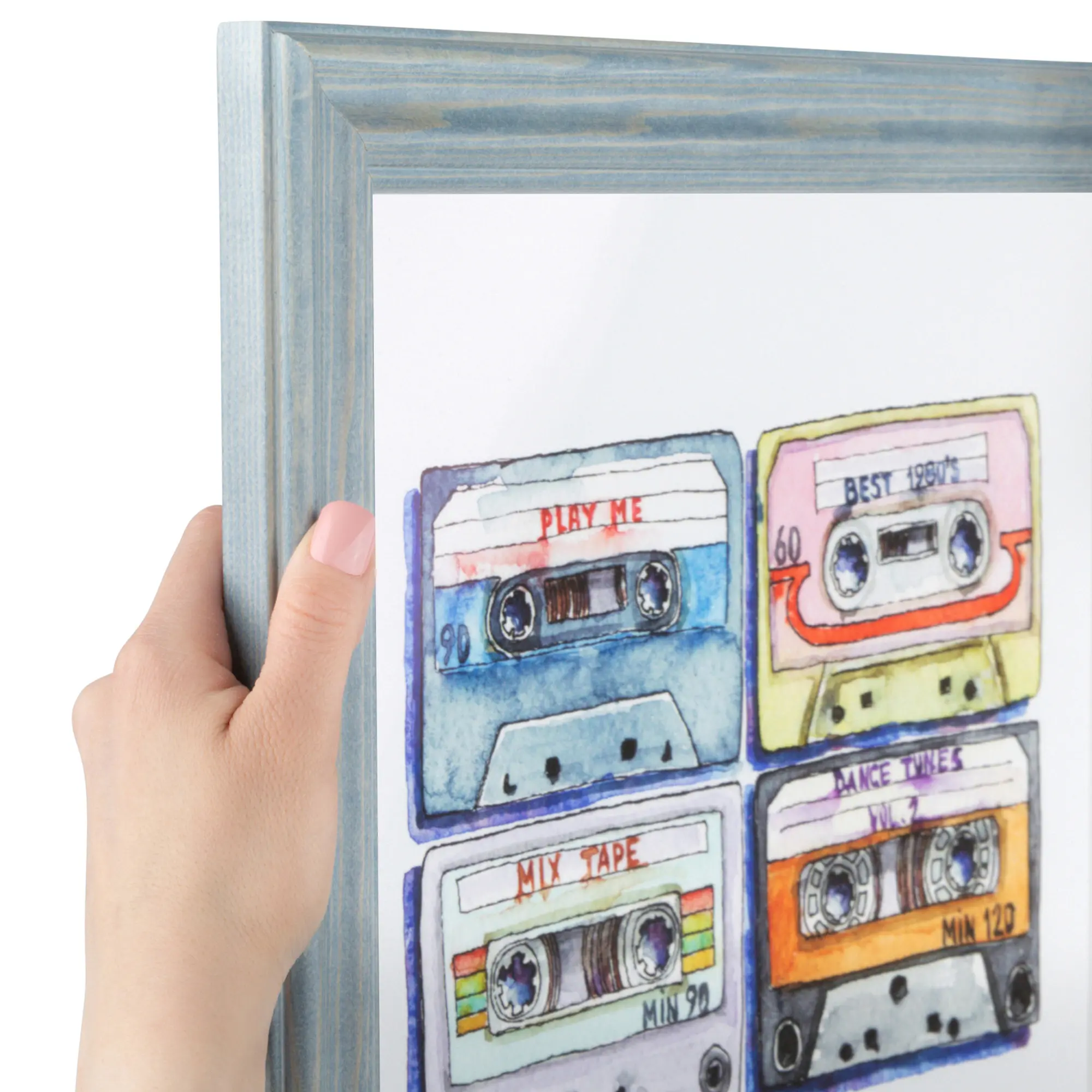 12x16 Inch Rustic Style Decorative Picture Frame – Regular Glass Photo Frame with Saw tooth hanger for Wall Decor or Room Display (56673)