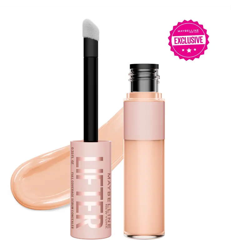 Lifter Serum Concealer, Hydrate & Brighten, Peptides & Caffeine, Full Coverage, Maybelline New York