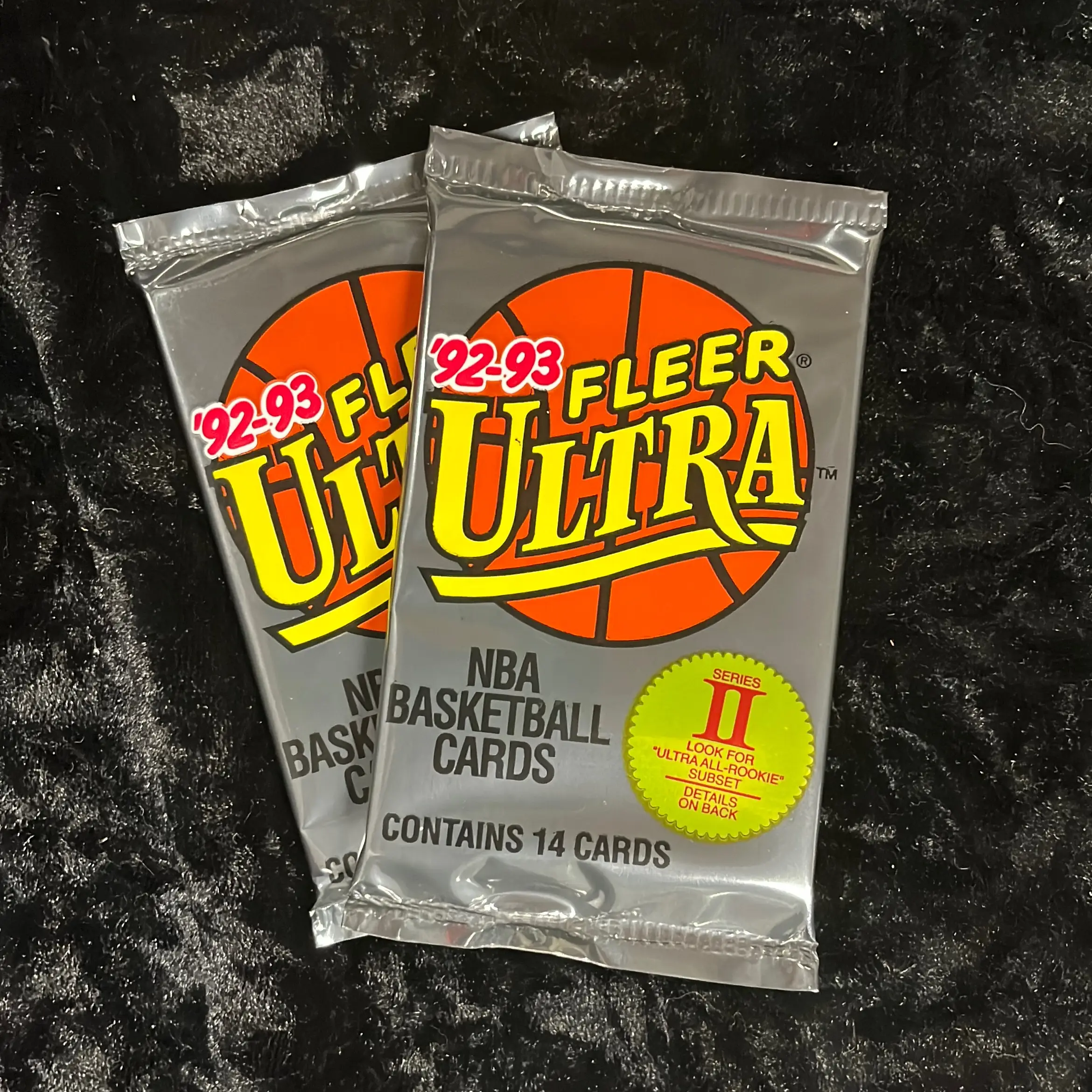 Two Packs of 1992-93 Fleer Ultra Basketball Cards