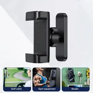 Magnetic Phone Mount Holder, Attach to Metal Surface, Specifically Designed for Gym, Motorcycles Tank, Tractor, Toolbox, Truck, Forklift