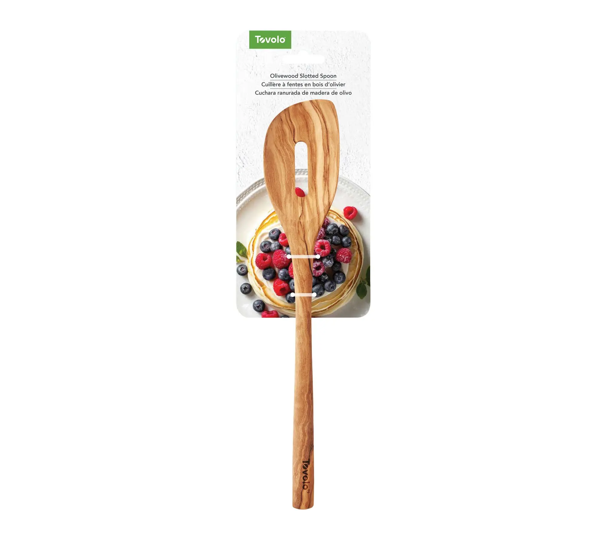 Tovolo OLIVE WOOD SLOTTED SPOON Tovolo OLIVE WOOD SLOTTED SPOON