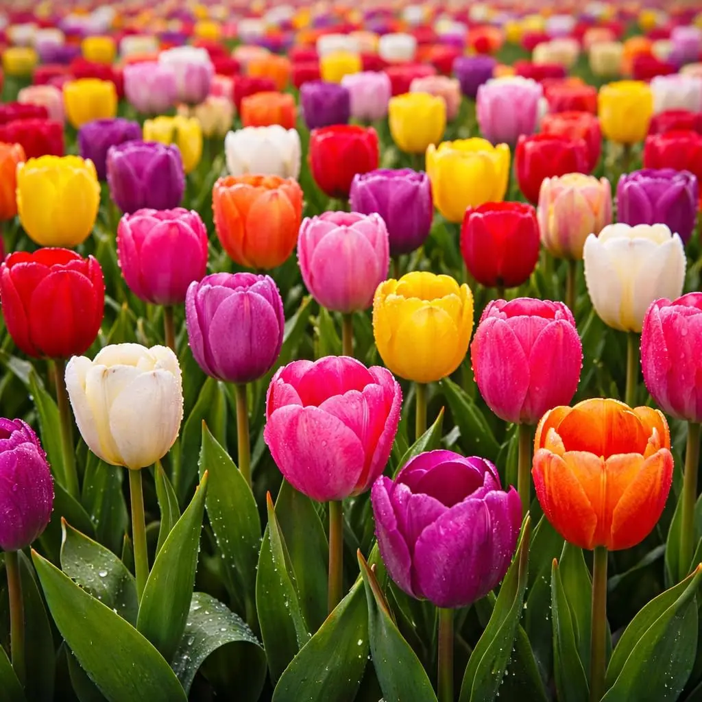 Mixed Color Tulip Flower Seeds for Planting Spring Flowers Easy Growing Garden Blooms for Outdoor Beds Pots Containers and Home Landscapes