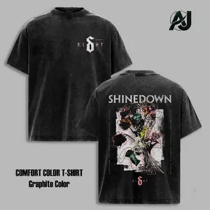 Double Sided Shinedown EI8HT Forever Tour 2026 Washed Shirt – Rock Band Graphic Tee Concert Shirt Fan Apparel USA Men Women Tops