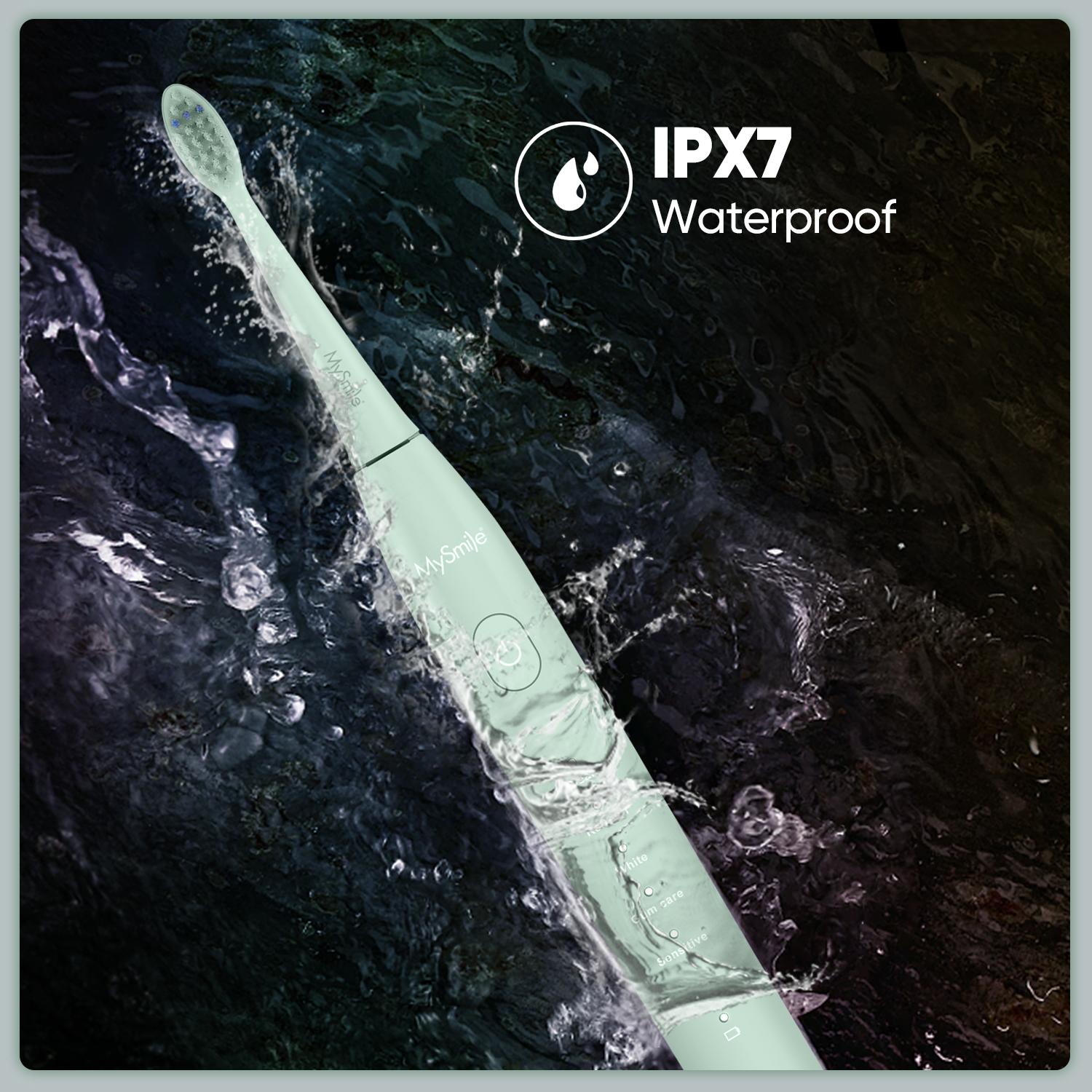 MySmile Essential Sonic Electric Toothbrush - 45,000 VPM Motor, 5 Modes & 3 Brush Heads (Free nHA Toothpaste Gift)