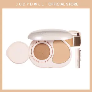 JUDYDOLL Portable Facial Palette, Multifunctional Compact (Concealer, Foundation, Lipstick, Eyeshadow, Contour, Highlighter, Blush), All-In-One, Travel-Friendly, Commuter-Friendly, Buildable Natural Finish, Makeup, Cosmetic, Spring Gift, Refresh Look