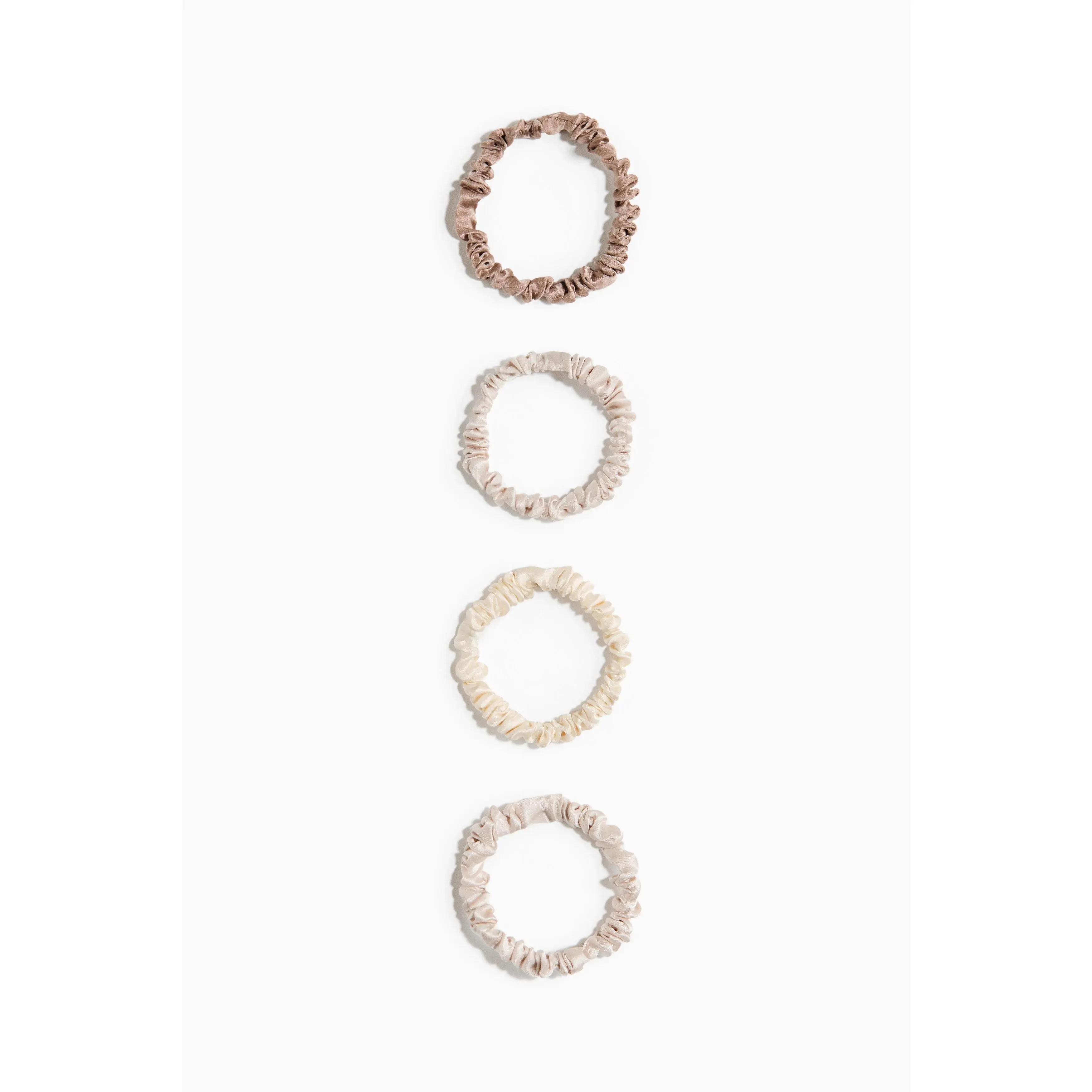 H&M 4-pack silk scrunchies