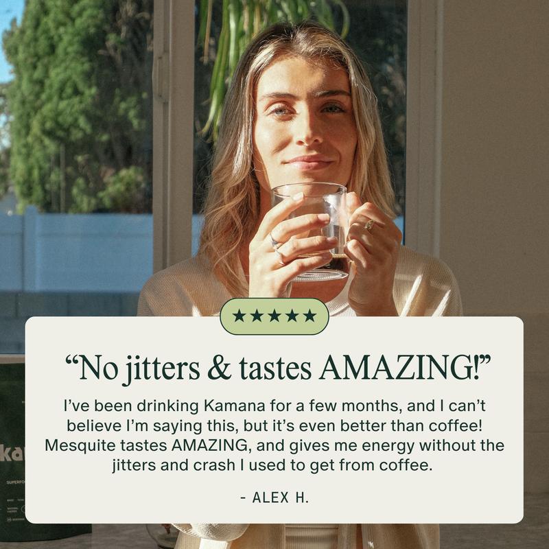 Kamana Mesquite Superfood Coffee Alternative (10oz) Beverage Flavor