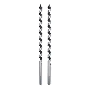 AlphaStart Long Auger Drill Bit for Wood, Multi-Size, Hex Shank Deep Hole Boring Drill Bits for Hardwood, Timber, Ship & DIY