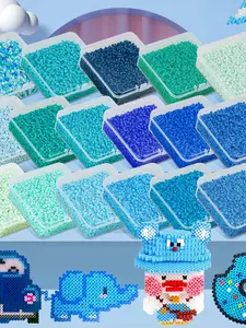 3000pcs 2.6mm Multi-Series Melting Beads Kit, 3D Pixel Art DIY Craft Supplies for Decoration and Gifts, Colorful Perler Bead Assortment