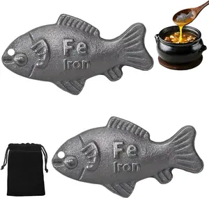 Iron Fish Cooking Tool Natural Supplement to Support Iron Levels for Vegans, Great Gift for Family and Friends