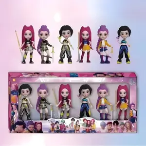 K-Pop Hunter Girl Figure Set, 6pcs Collectible Figures, Figures Combo, Collectible Figurines, Perfect Gift for Fans & Collectors, High-Quality Design, Ideal for Display