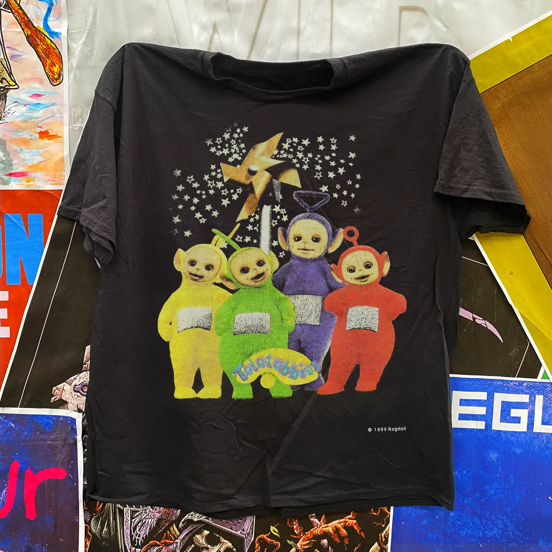 [Sale Up To 40%] 1999 TUBBIES STAR GAZING VINTAGE T-SHIRT