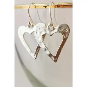 Hollowed Heart Shape Earrings - Elegant Design with Unique Shape and Lightweight Construction