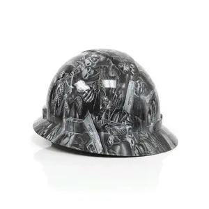 Skulls Full Brim Construction Hat